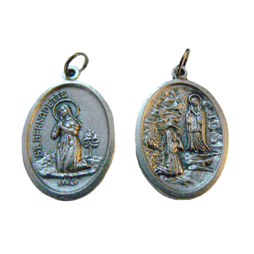 Medalla italiana de St. Bernadette