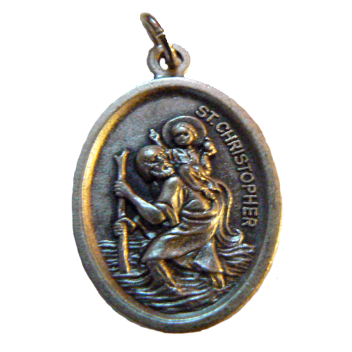 Medalla italiana de San Christopher