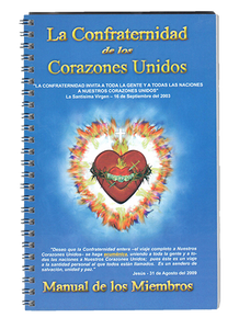 Libro "Manual de los Miembros de la Confraternidad de los Corazones Unidos"