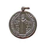 Medalla de San Benito en plata