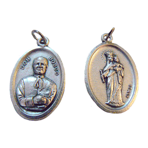 Medalla italiana Ma. Auxiliadora/Don Bosco