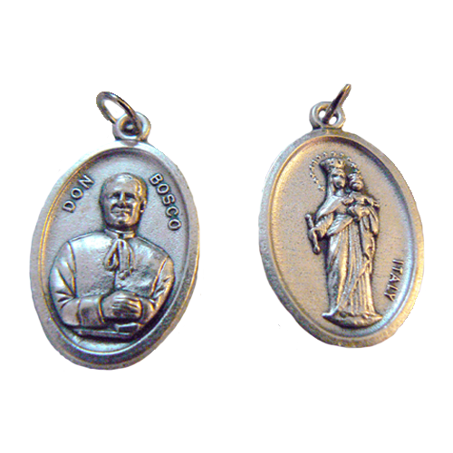 Medalla italiana Ma. Auxiliadora/Don Bosco