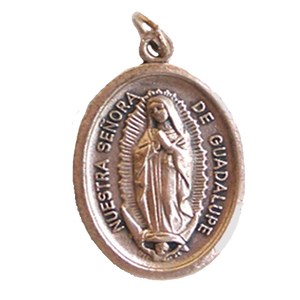 Medalla italiana de la Virgen de Guadalupe